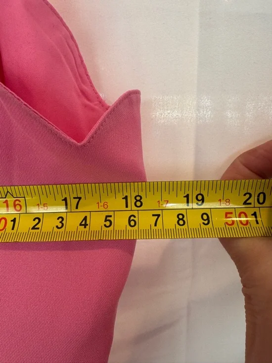 J Crew Hot Pink Scallop-Edge Strap Tank Top - Picture 7 of 9